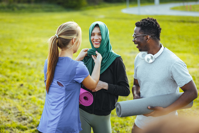 Gruppe von diversen Personen