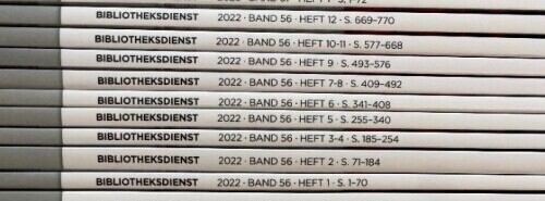 zu Redaktion Bibliotheksdienst