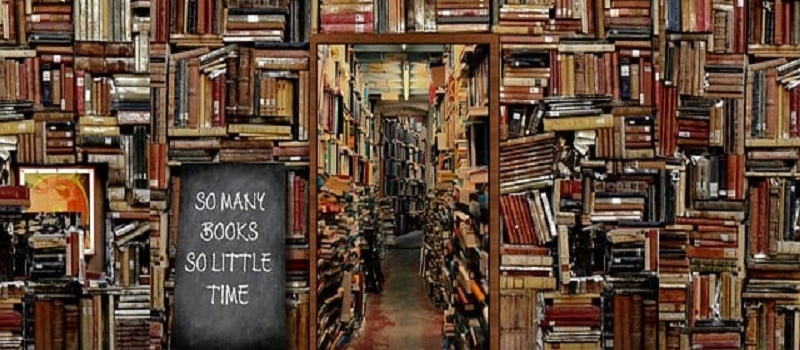 huge bookshelf