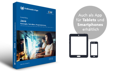 Produktbild: App zum Weiterbildungskurs Java