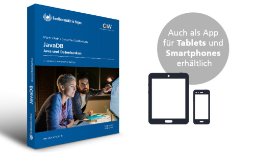 Produktbild: App zum Weiterbildungskurs Java und Datenbanken