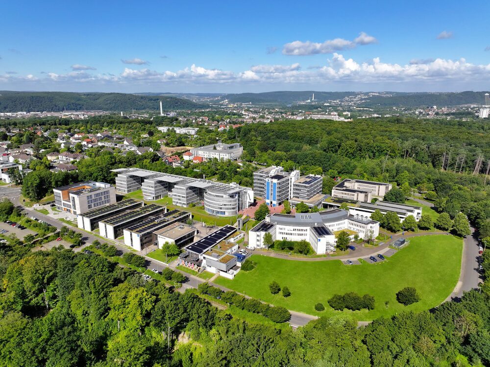 Ein Luftbild vom Campus Hagen