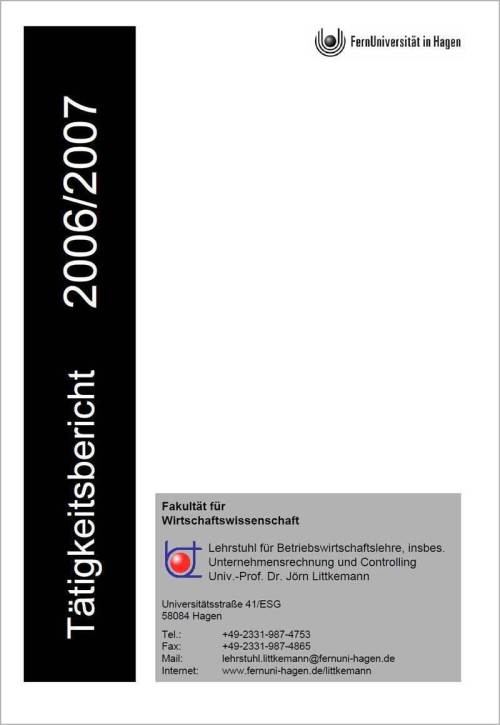 Tätigkeitsbericht 2006/2007
