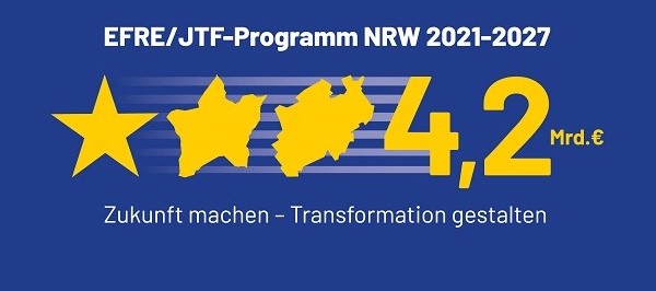 Logo EFRE (Der Europäische Fonds für regionale Entwicklung)