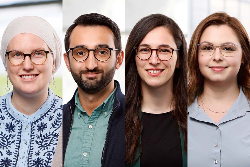 Portraits Kamila Misiejuk, Ioana Jivet, Volkan Yücepur, Ekaterina Soroka