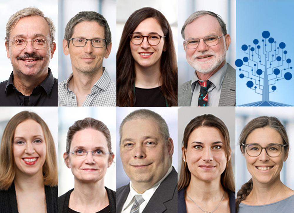 Prof. Dr. Marcus Specht, Prof. Dr.-Ing. Torsten Zesch, Jun.-Prof. Dr. Ioana Jivet, Prof. Dr.-Ing. Jörg M. Haake, below: PD Dr. Laura Froehlich, Jennifer Hochstein, Jürgen Nickel, Kathrin Schneidmüller, Dr. Stephanie Steimann