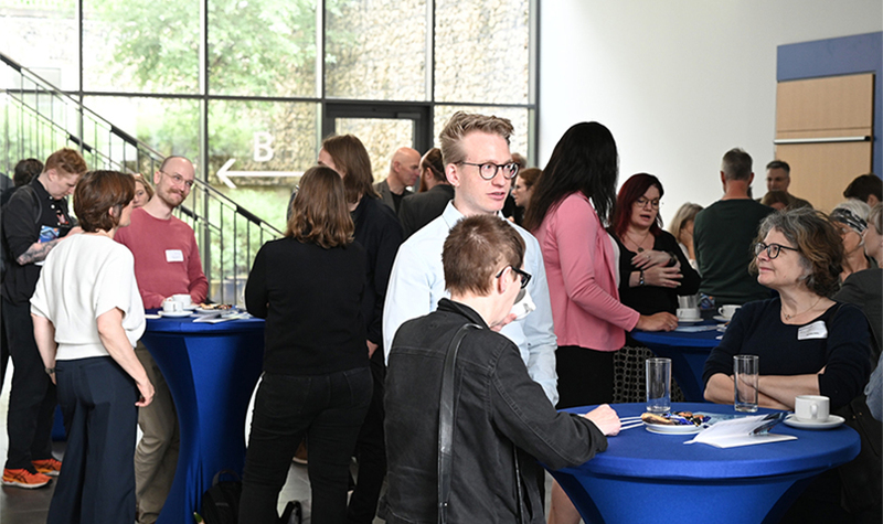 Participants during the coffee break