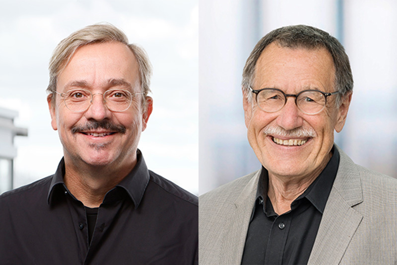 Collage aus Porträts von Markus Specht und Friedrich Hesse