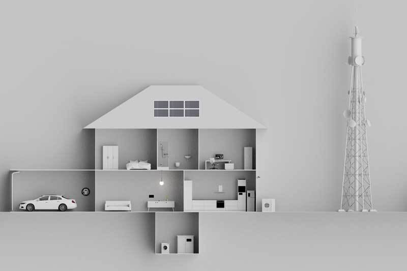 vorläufiges Smart Home Animation Standbild