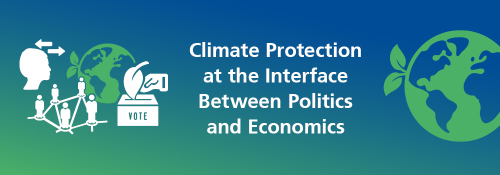 Logo Climate Protection at the Interface between Politics and Economics