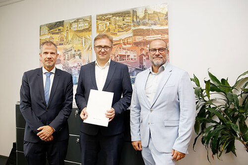  Prof. Stefan Stürmer, Prof. Henning Wilts und Prof. Michael Stoiber,