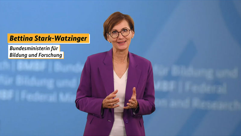 Grußwort der Bundesministerin Stark-Watzinger