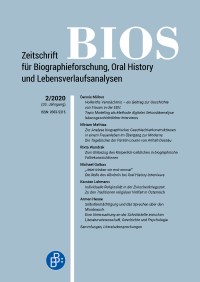 Titelblatt von der Zeitschrift Bios