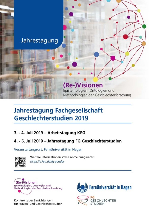 Poster Jahrestagung der FG Geschlechterstudien und der KEG.