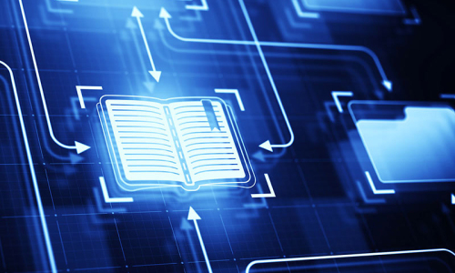 Blue Symbol for digitization