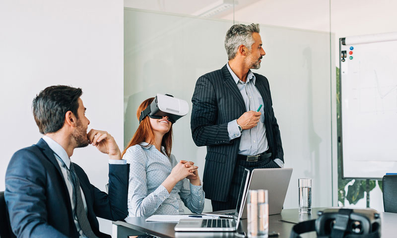 Forschung, virtuelle Brille