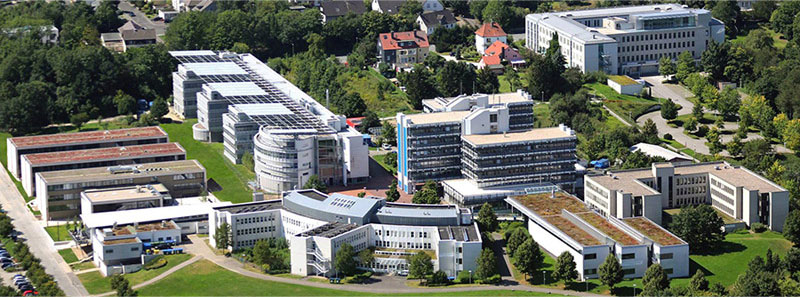 Der Campus der FernUniversität Hagen von oben
