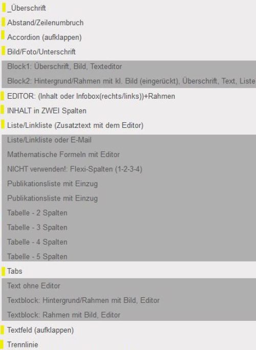 Bildschirmfoto Flexmodule