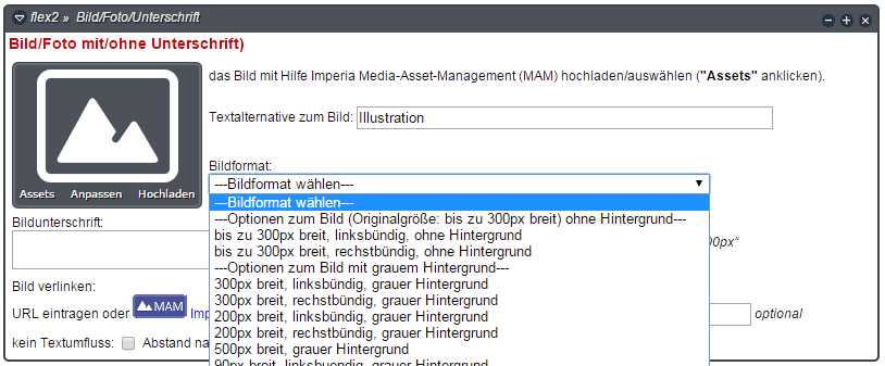 Bild/Foto mit/ohne Unterschrift