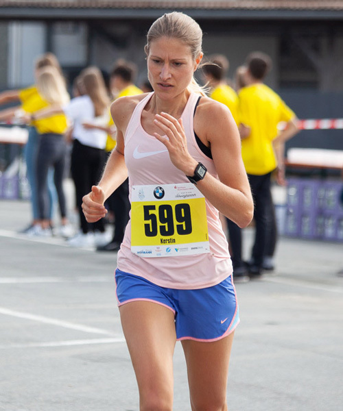 Kerstin Gahr beim Laufen