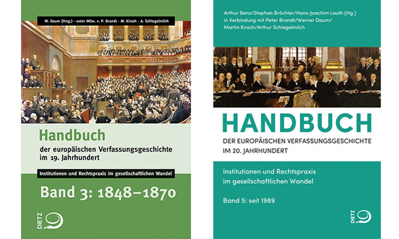 Covers of the two most recent handbooks