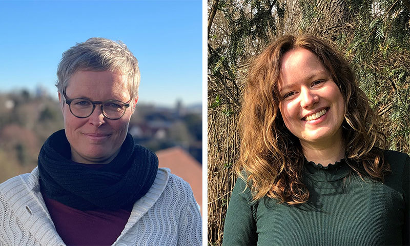 Portraits of Aileen Oeberst and Merle Wachendörfer