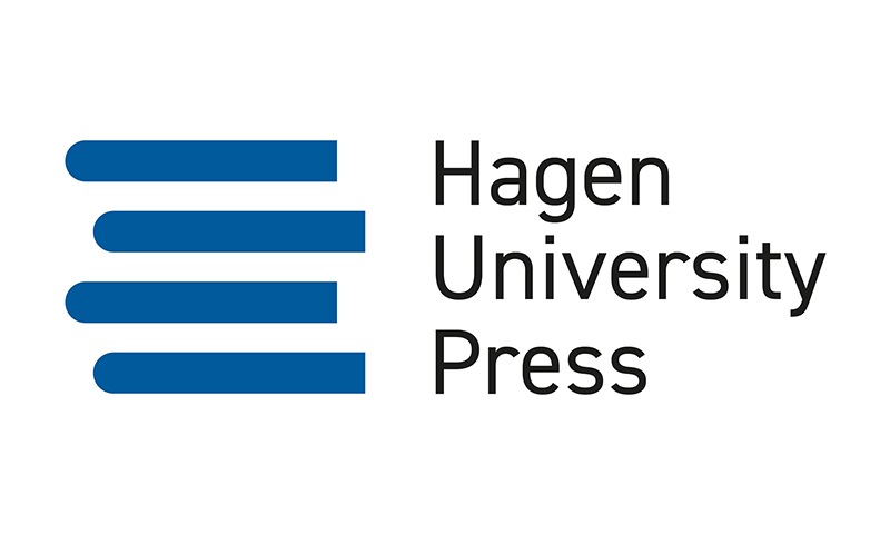 Das Logo des Verlags: ein stilisierter Bücherstapel und der Schriftzug