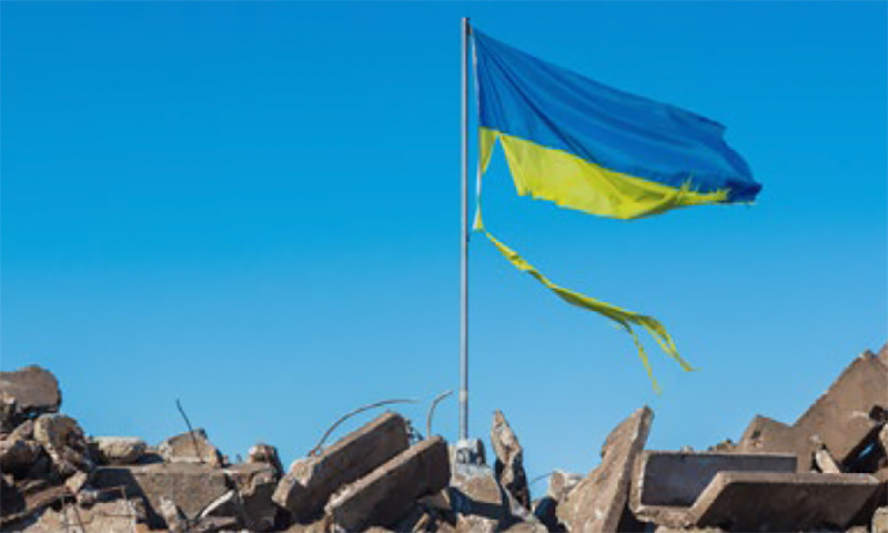 Ukraine-flagge