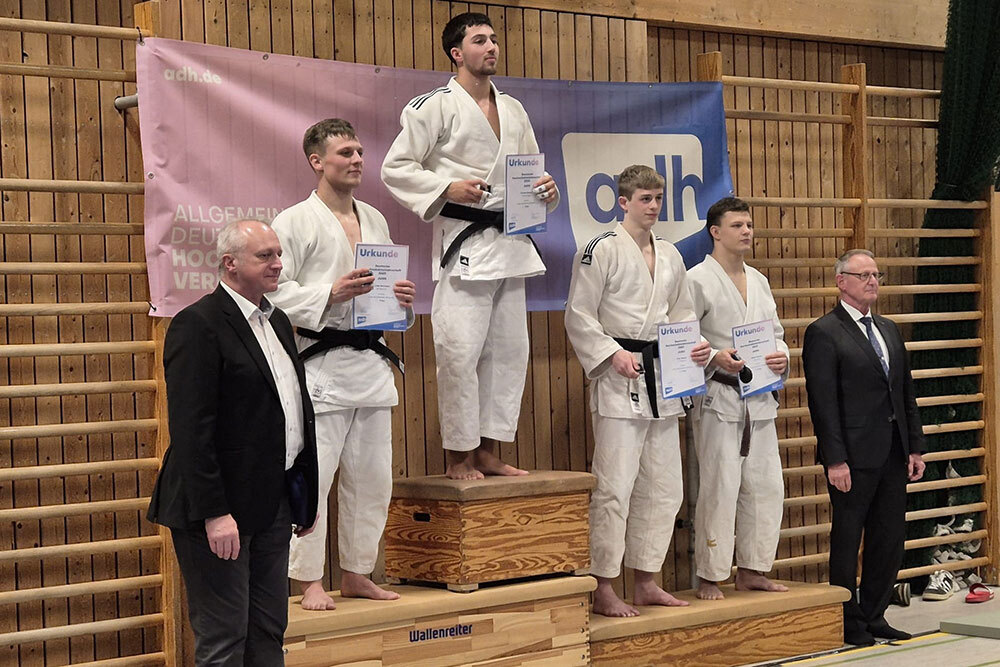 Florian Böcker, Siegerehrung, deutsche Hochschulmeisterschaft