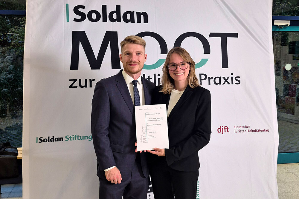Soldan Moot Court, Jan Ole Schillmöller und Pia Alina Lütz 