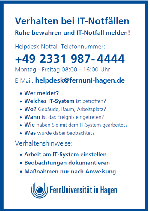 IT-Notfallkarte