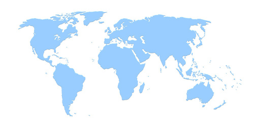world map