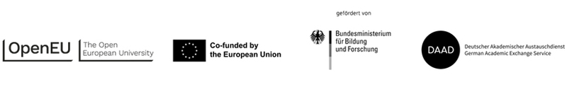 Logoleiste OpenEU co-funded BMBF DAAD