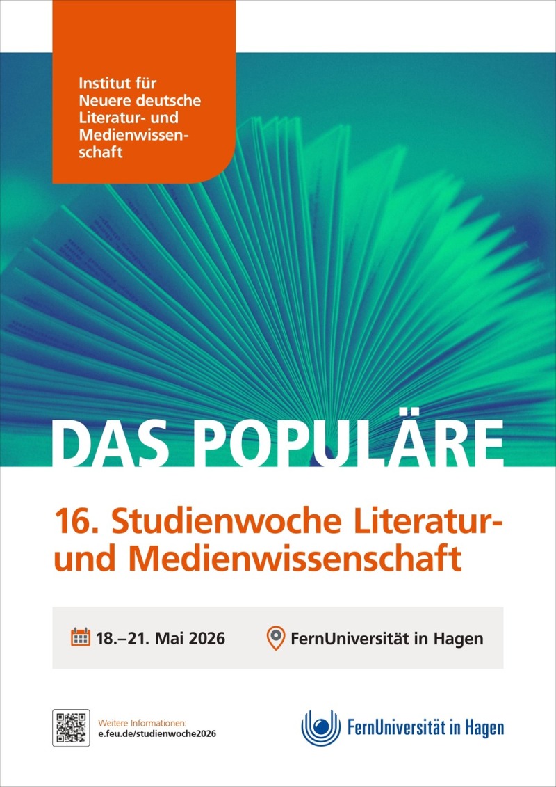 Studienwoche 2026 Plakat
