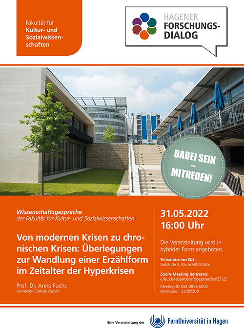 Flyer titelblatt. Wissenschaftsgespräche 2022