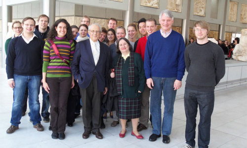 Gruppenbild im Neuen Akropolis-Museum