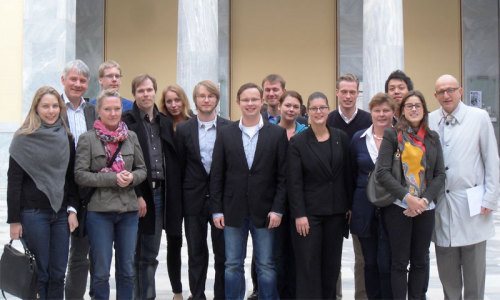 Gruppenfoto der Exkursionsteilnehmerinnen und Teilnehmer