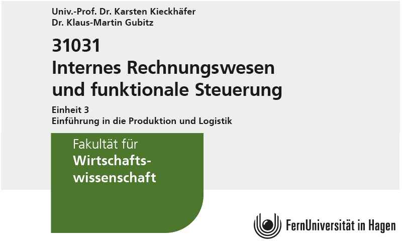 Deckblatt der neuen Einheit 3 des Moduls 31031