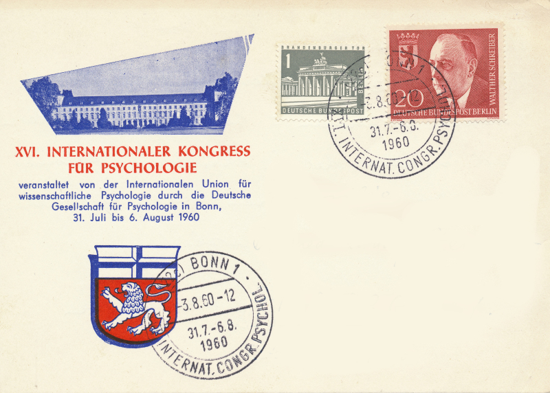 Schmuckbrief Kongress 1960