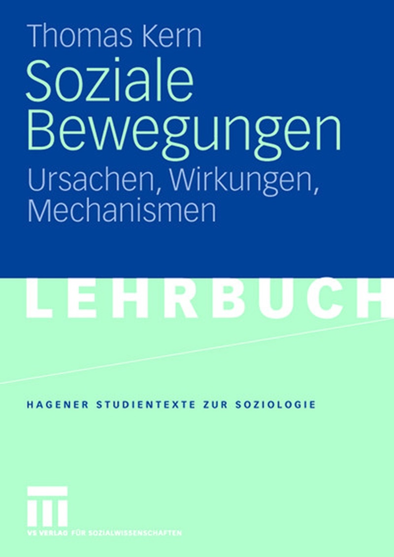Buchcover mit dem Titel Soziale Bewegungen von Thomas Kern, VS Springer 2008