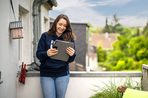 Innenansicht eines Gebäudes auf dem FernUni Campus