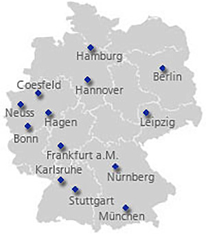 Campusstandorte in Deutschland