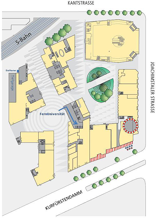 Lageplan Campus Berlin
