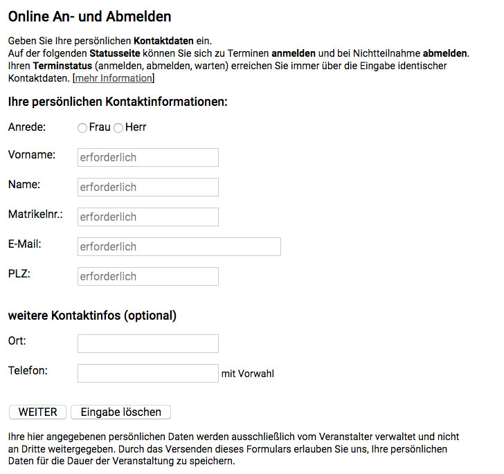 Fernuni hagen rückmeldung verpasst