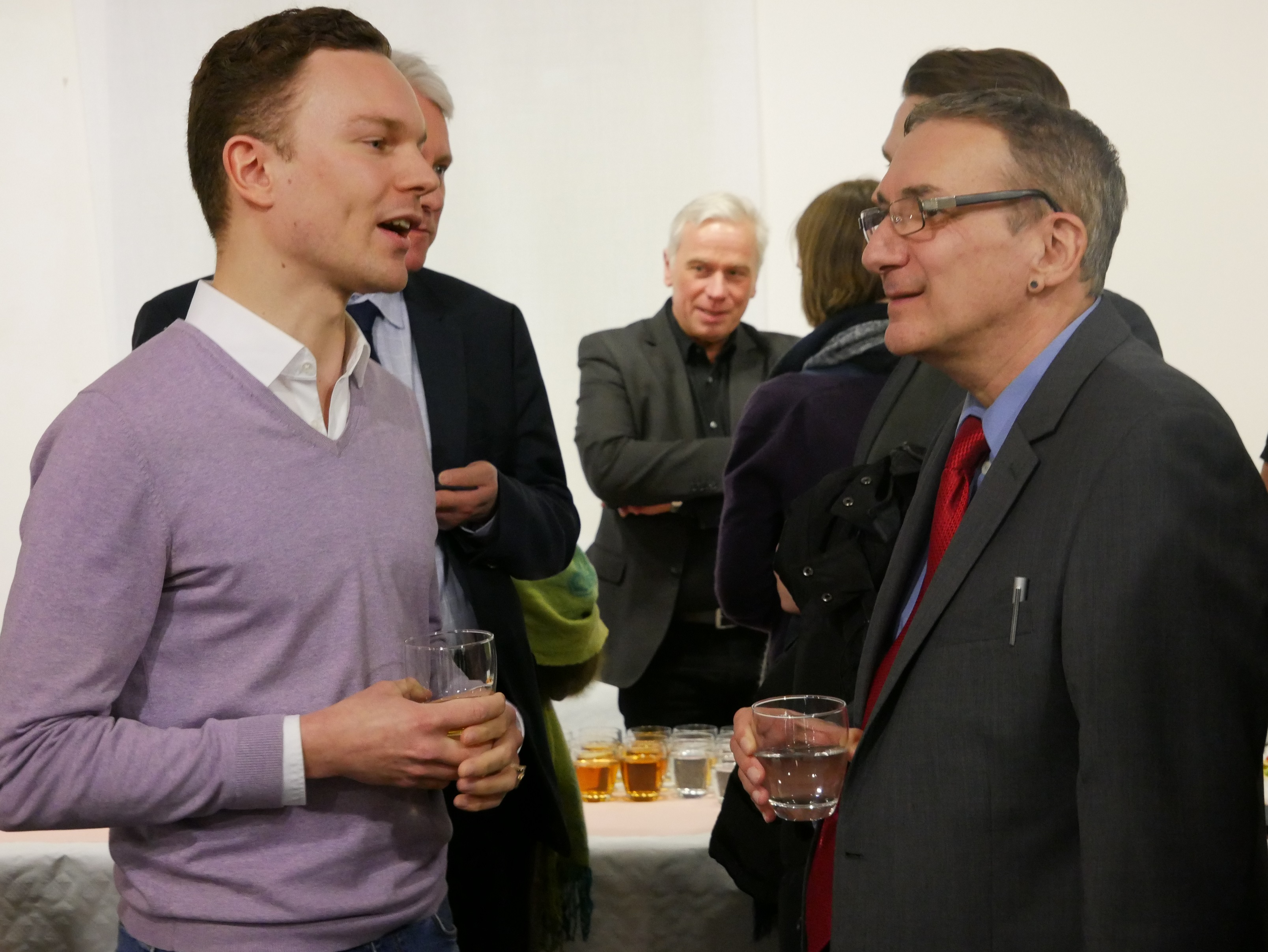 Michael Börner und Werner Daum im Gespräch