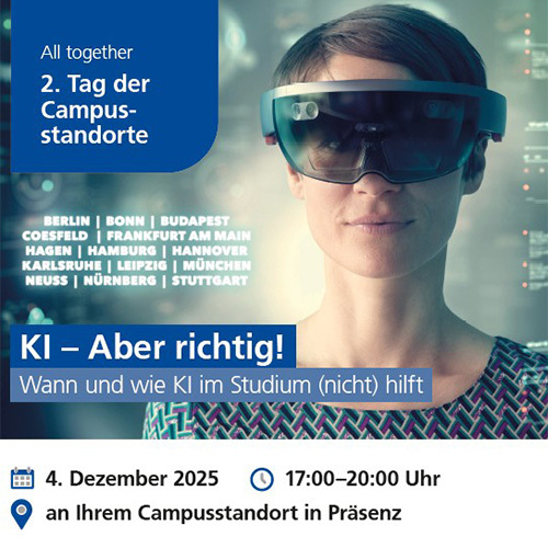 Plakat zum 2. Tag der Campusatandorte
