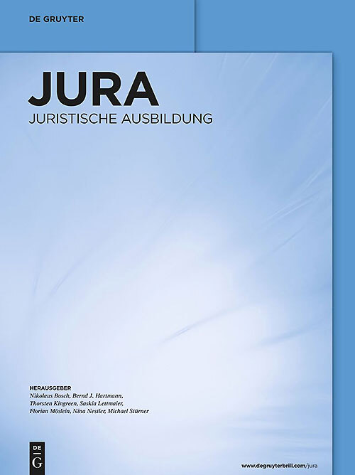Cover JURA - Juristische Ausbildung