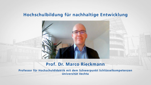 to: Video Hochschulbildung für nachhaltige Entwicklung, Marco Rieckmann