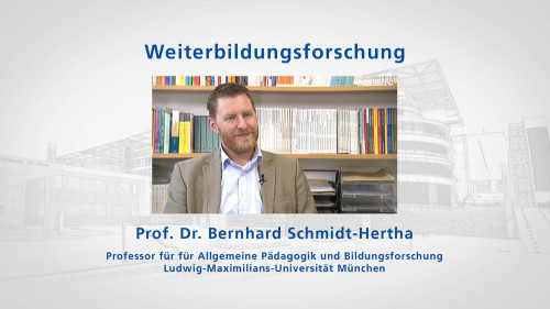 to: Video Weiterbildungsforschung, Bernhard Schmidt-Hertha