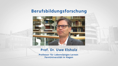 to: Video Berufsbildungsforschung, Uwe Elsholz